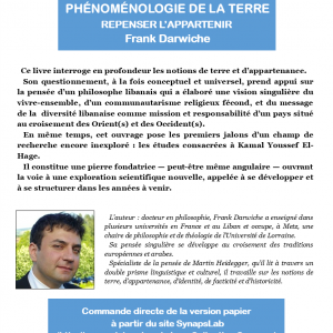 Phénoménologie de la terre - Frank Darwiche